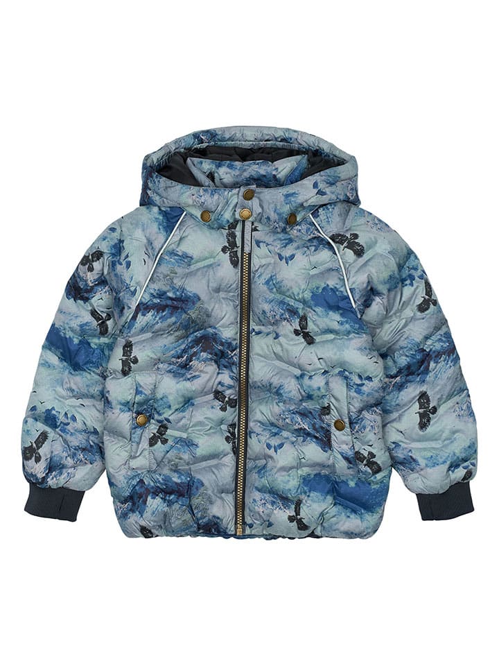 Winterjacke in Hellblau