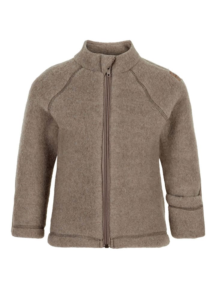 Wolljacke in Hellbraun