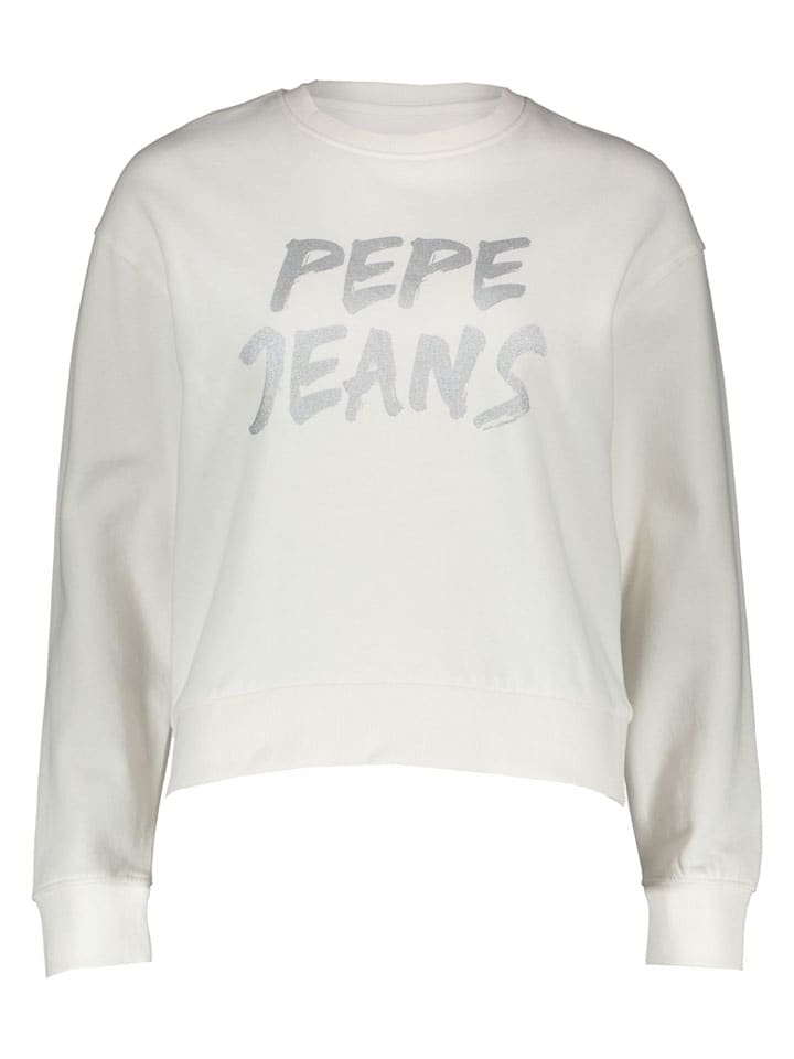 Sweatshirt in Weiß