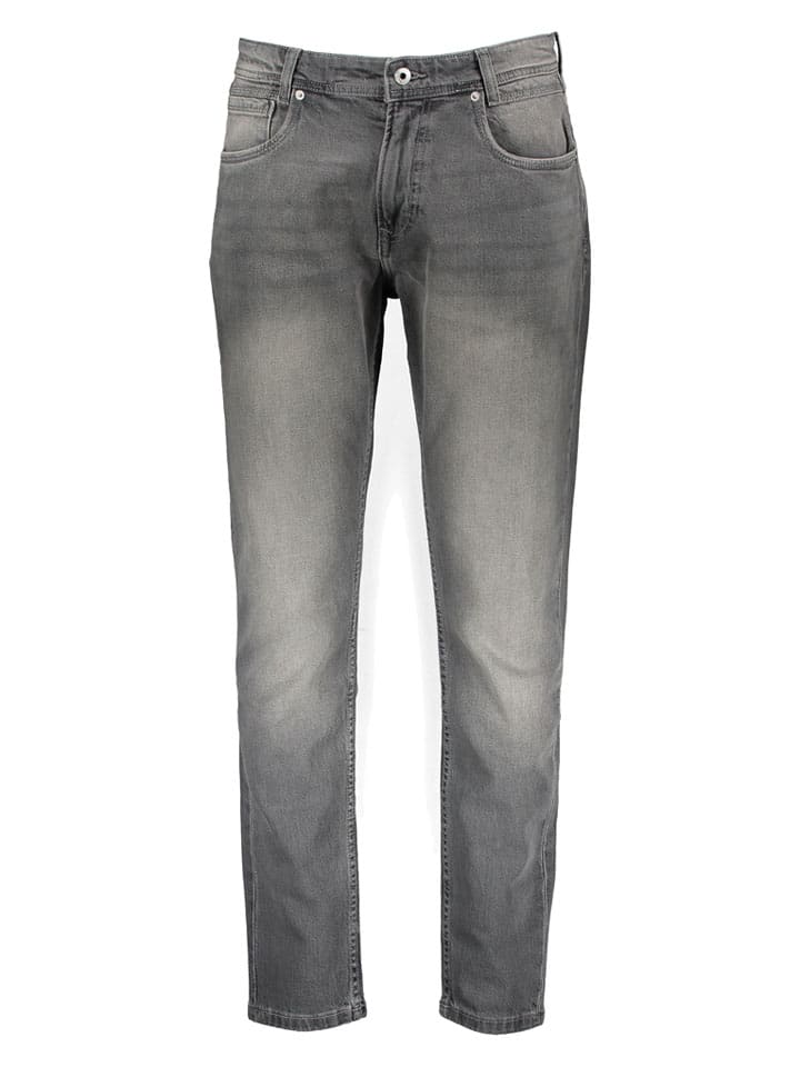 Dżinsy - Tapered fit - w kolorze antracytowym