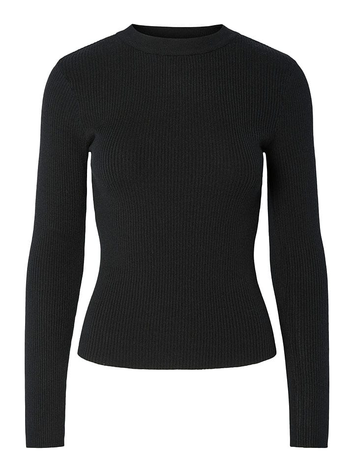 Longsleeve "Pcmira" in Schwarz