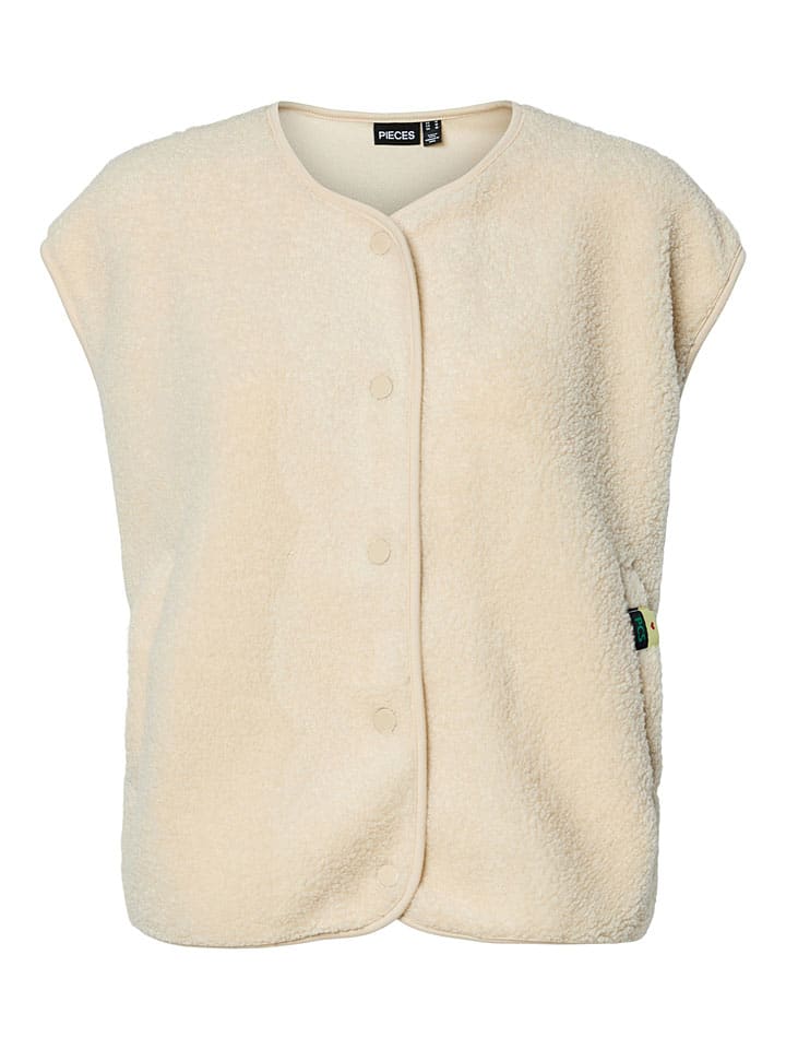 Teddyweste "Pckatty" in Sand
