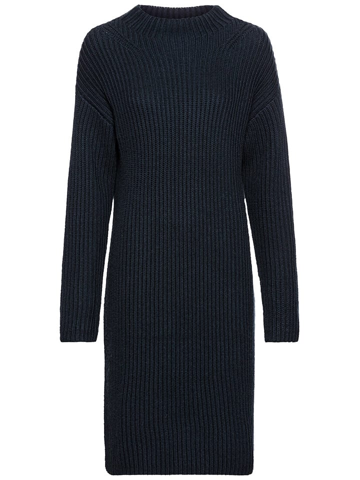 Strickkleid in Dunkelblau