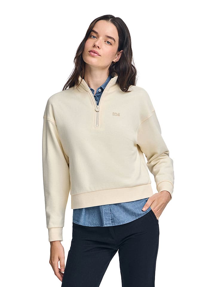 Sweatshirt in Creme
