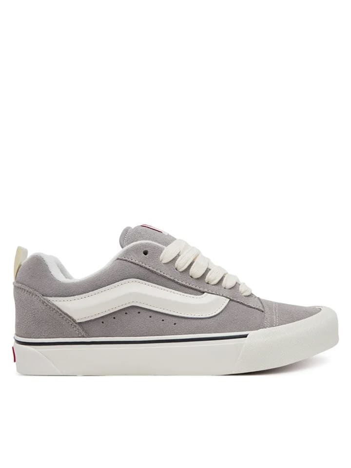 Leder-Sneakers "Knu Skool" in Grau