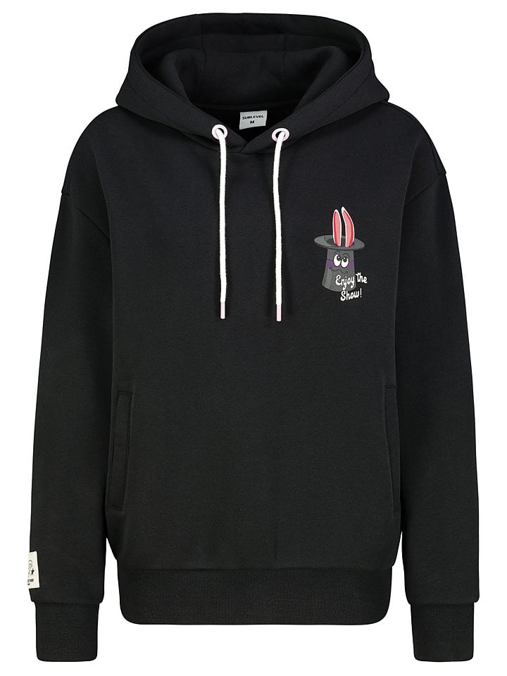 Hoodie in Schwarz