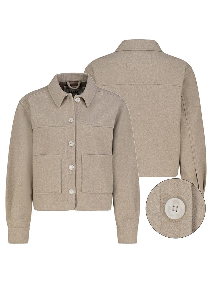 Blousejas beige