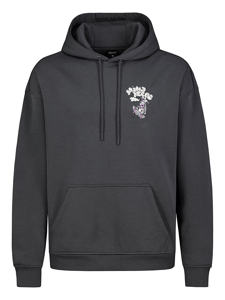Hoodie donkergrijs