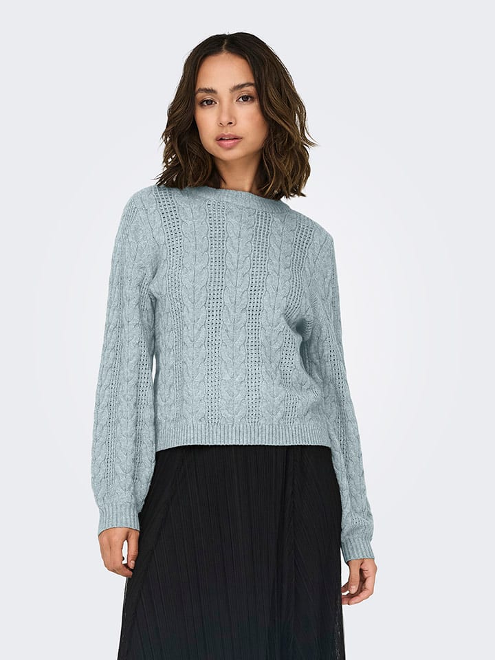 Sweter w kolorze błękitnym
