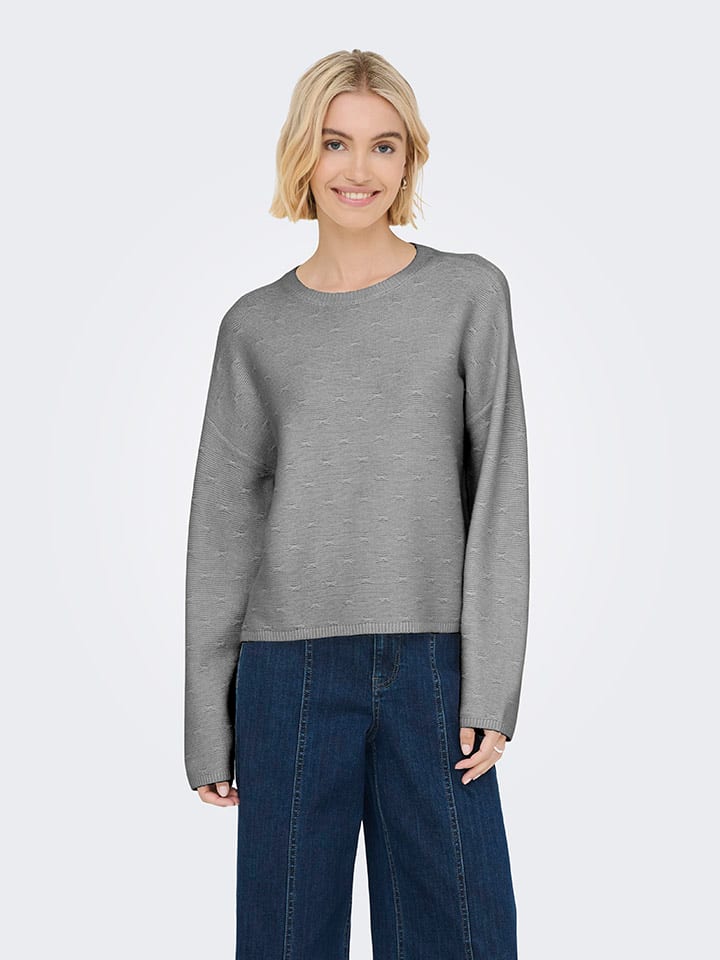 Sweter w kolorze szarym