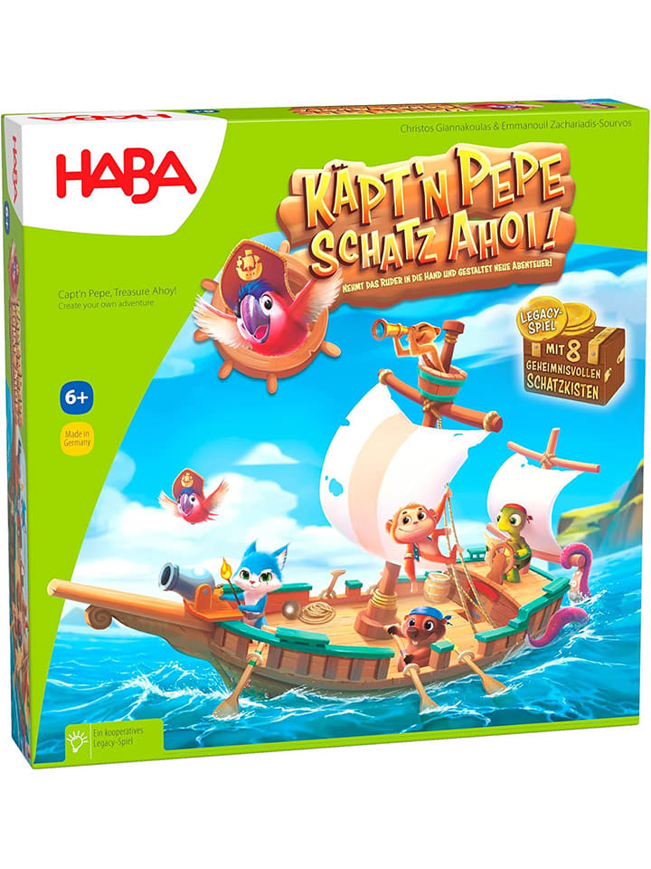 Brettspiel "Käptn Pepe, Schatz Ahoi!" - ab 6 Jahren