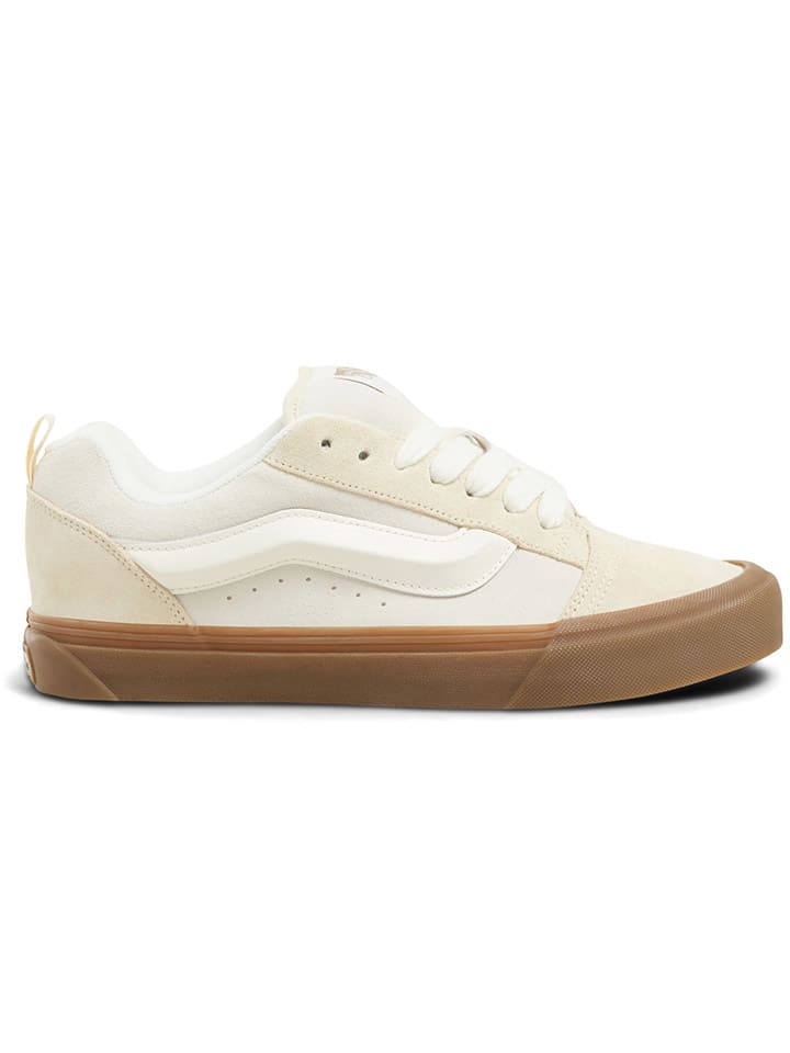 Leder-Sneakers "Knu Skool" in Beige