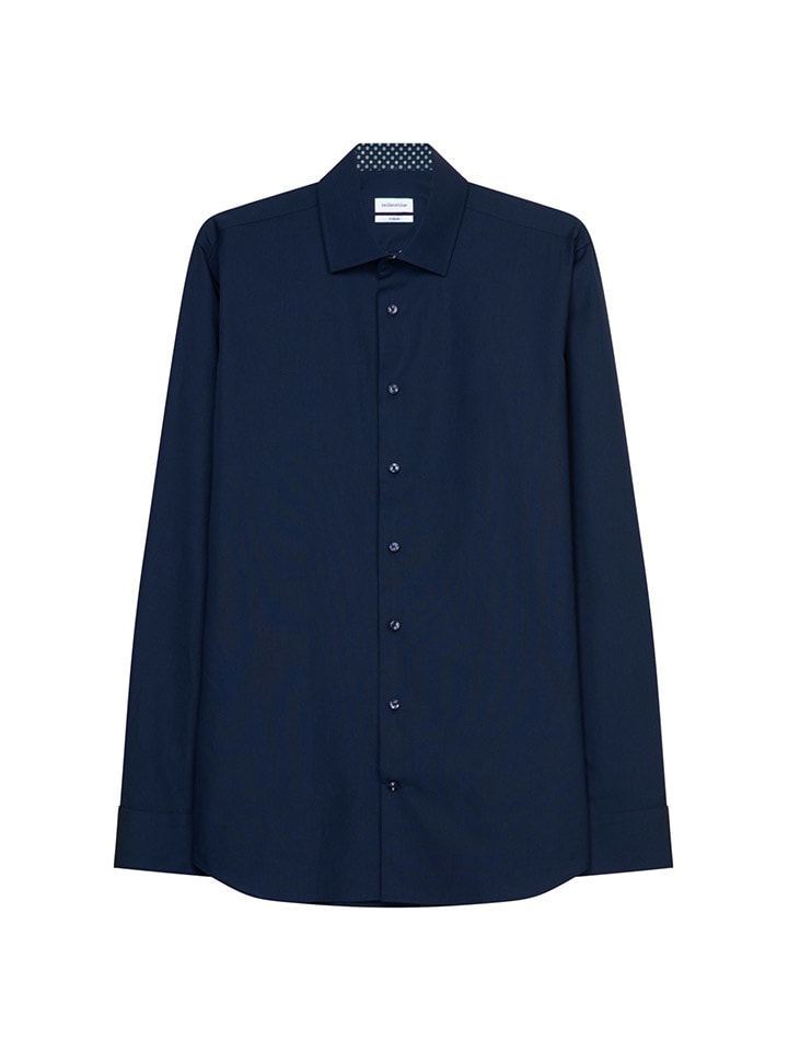 Hemd - Slim fit - in Dunkelblau