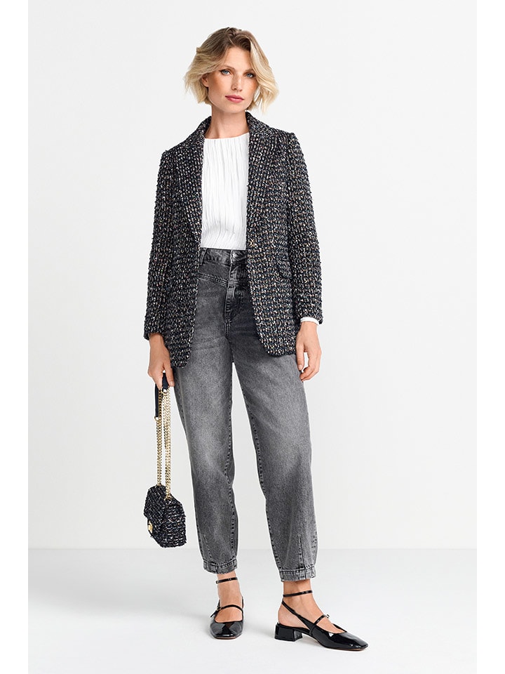 Blazer in Dunkelblau/ Bunt