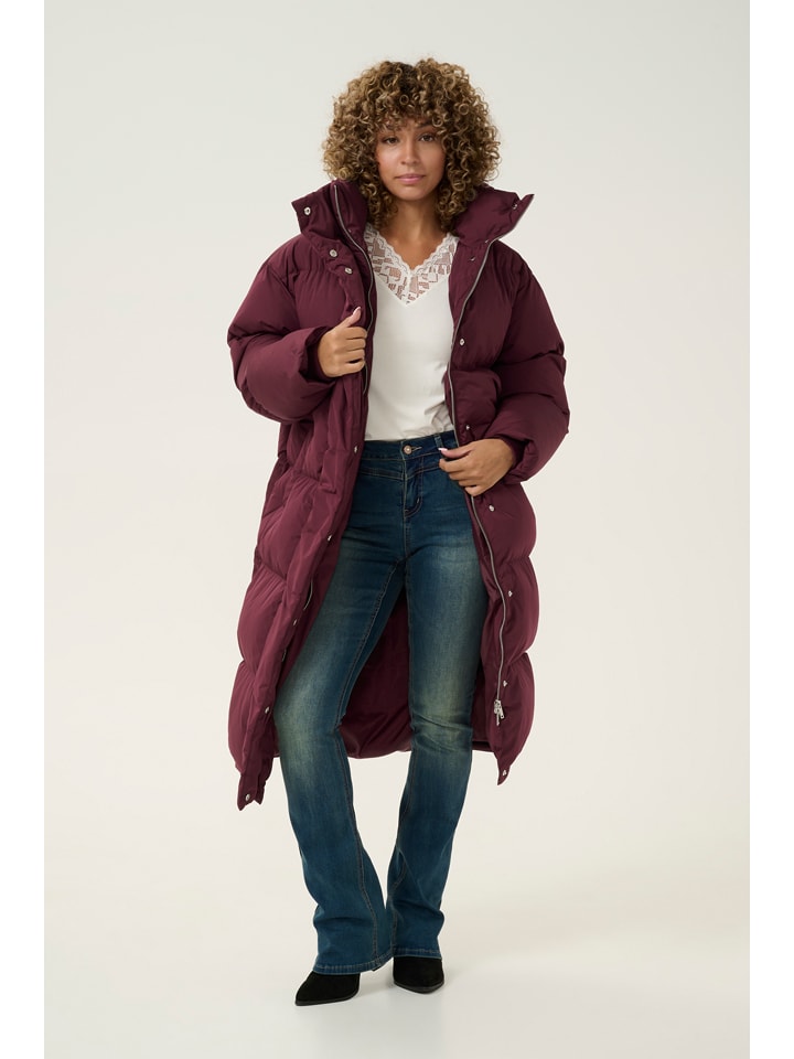 Wintermantel bordeaux