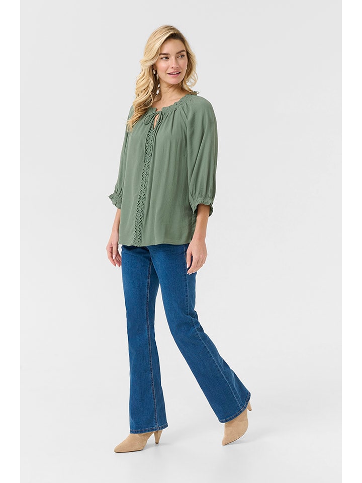 Bluse in Grün