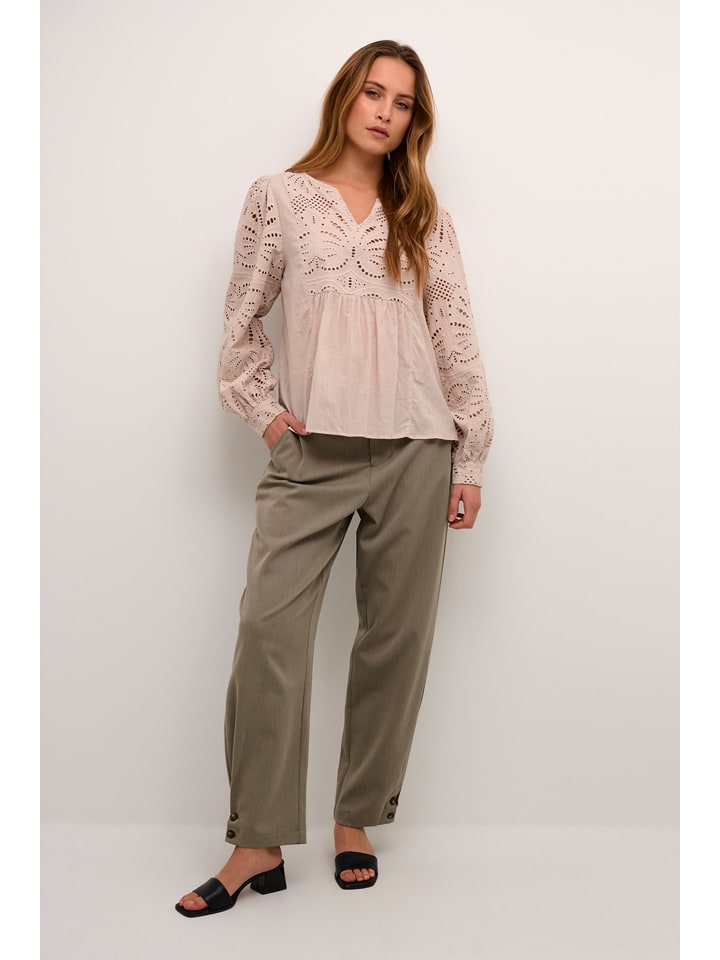Bluse in Beige