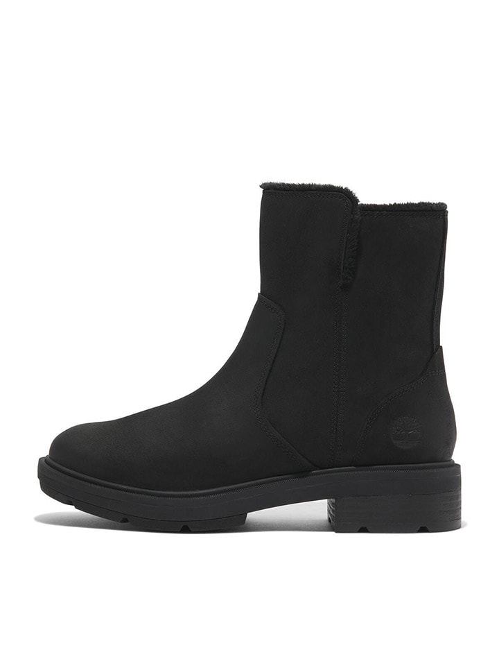 Leder-Boots "Brimfield" in Schwarz
