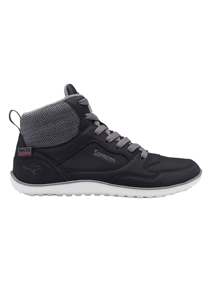 Barfußschuhe "K-BF Sleet Mid" in Schwarz/ Grau