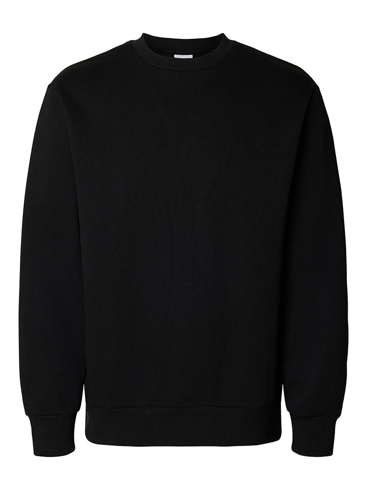 Sweatshirt "Dan" in Schwarz