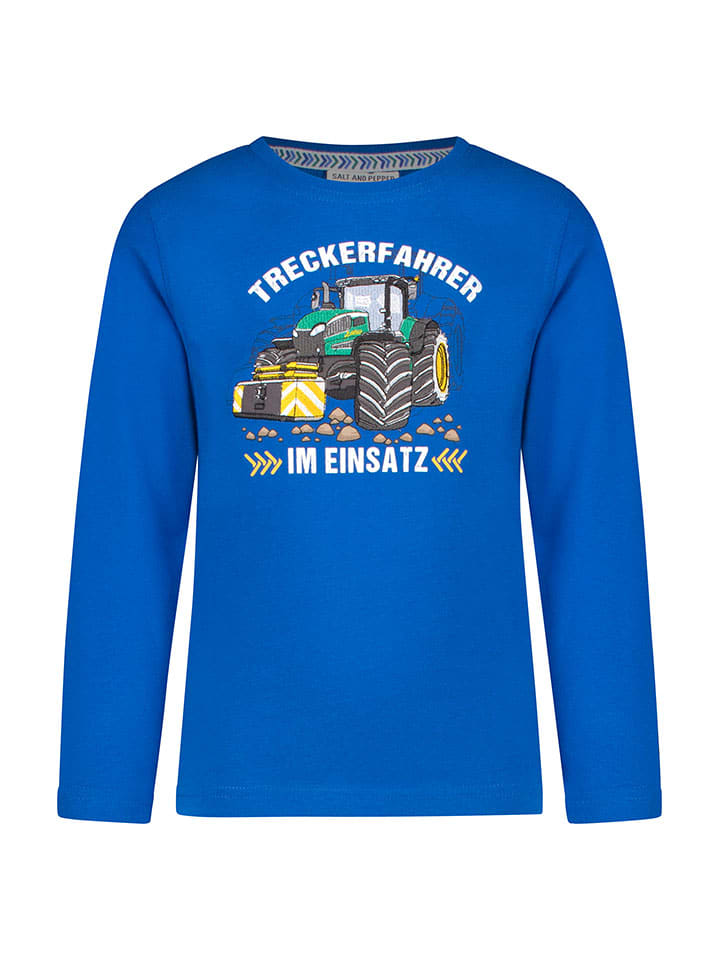 Koszulka "Tractor" w kolorze niebieskim