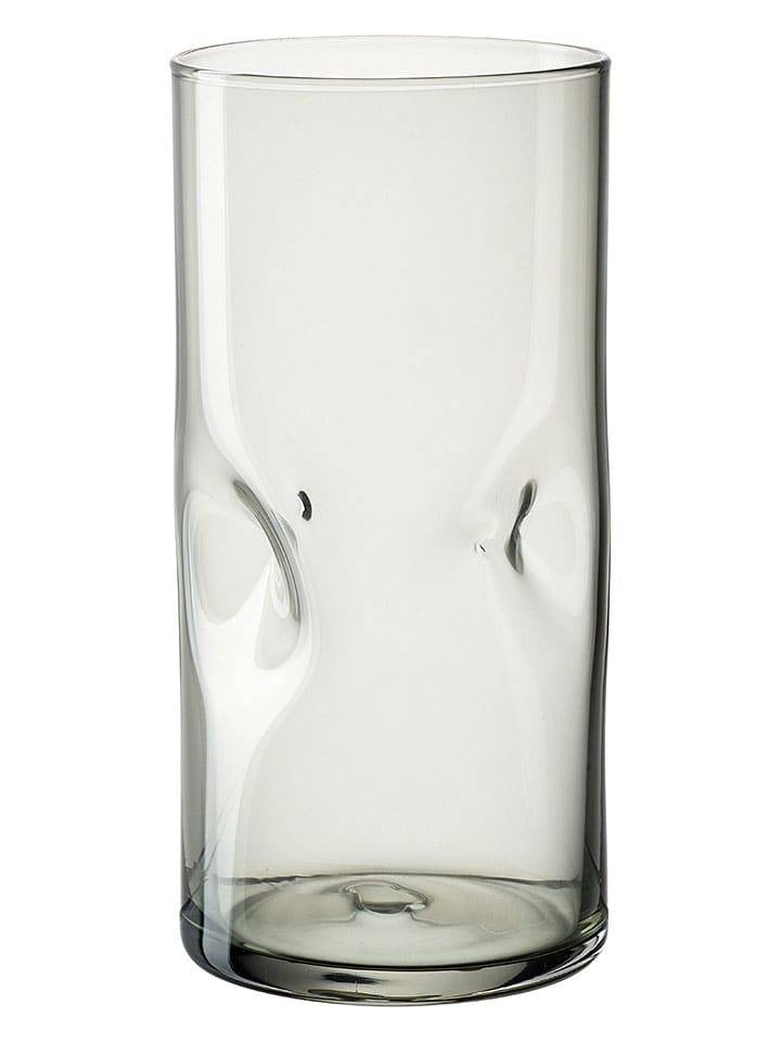 Szklanka "Vesuvio" w kolorze jasnoszarym - 330 ml