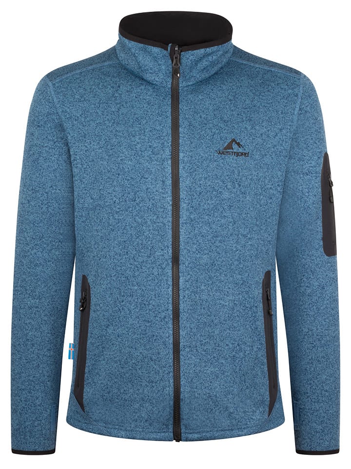 Fleece vest "Katla" blauw