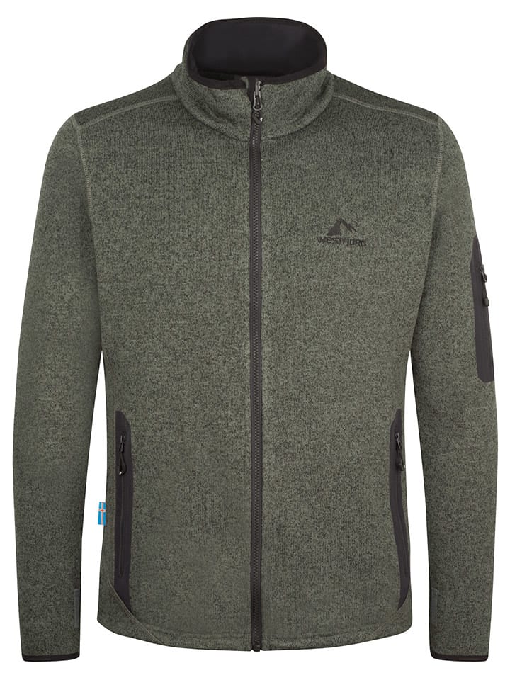 Fleece vest "Katla" kaki