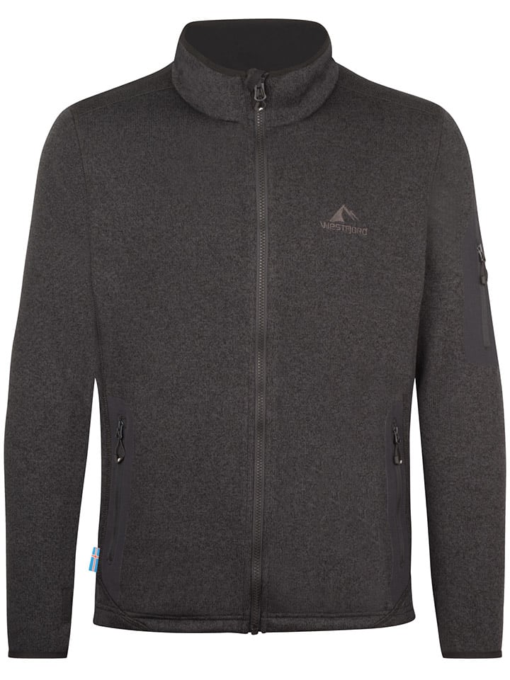 Fleecejacke "Katla" in Anthrazit