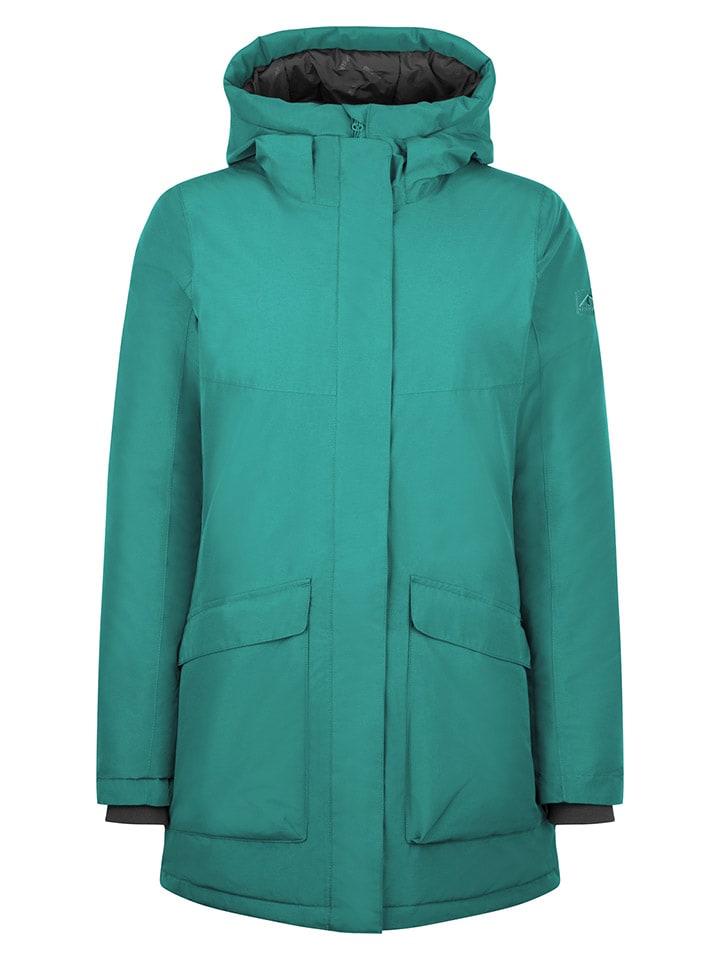 Parka "Krafla" w kolorze turkusowym
