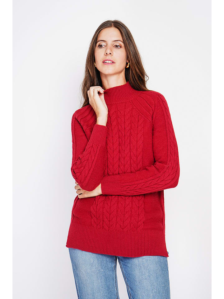 Sweter w kolorze czerwonym
