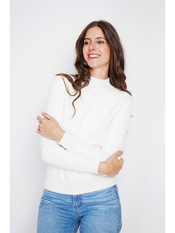 Sweter w kolorze białym