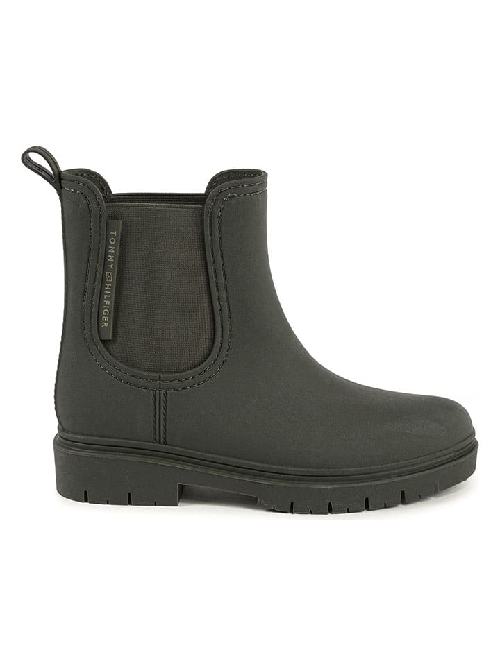 Chelsea-Boots in Grün
