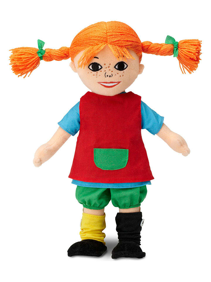 Stoffpuppe "Pippi" in Bunt - (H)30 cm - ab 10 Monaten