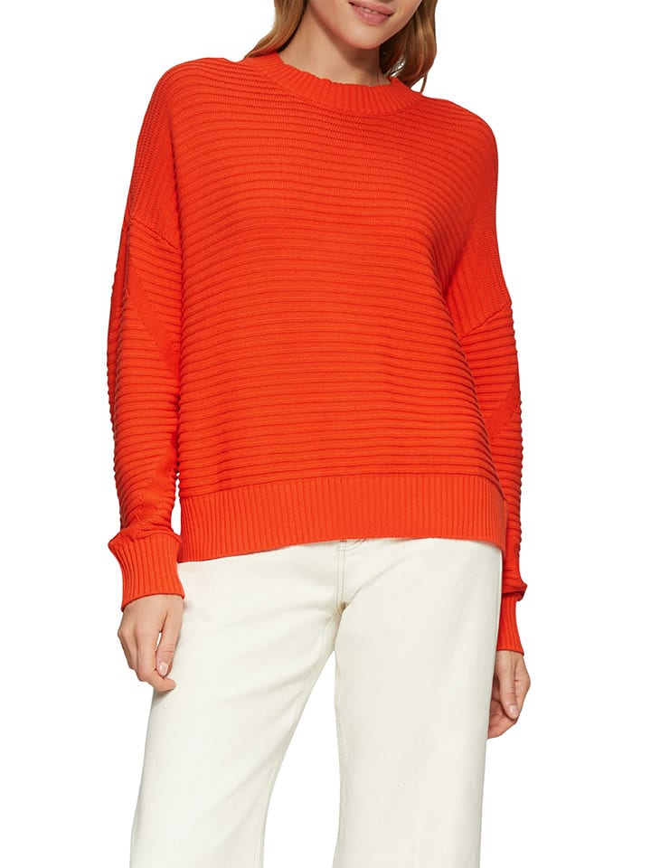 Pullover in Orange