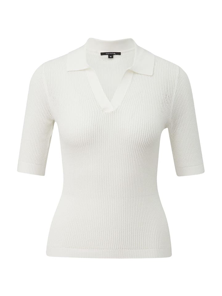 Koszulka polo w kolorze białym