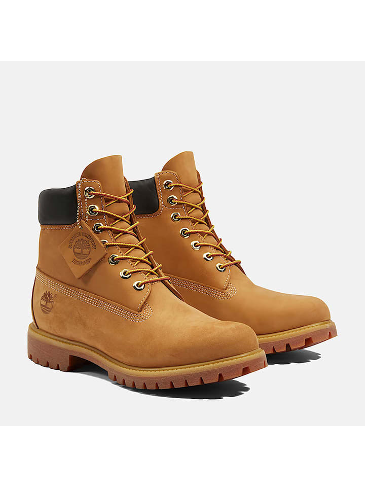 Leren boots "Premium 6" lichtbruin