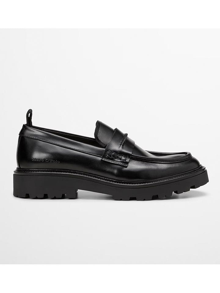 Leren mocassins "Phil" zwart