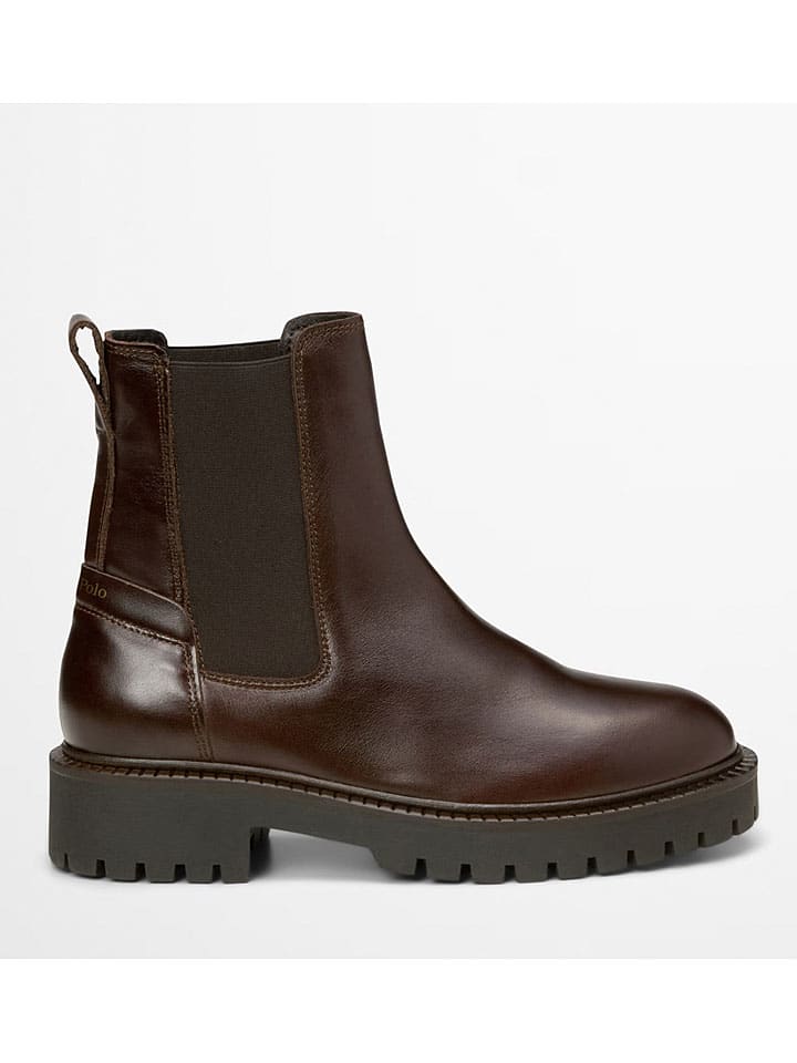 Leren chelseaboots "Phia" bruin