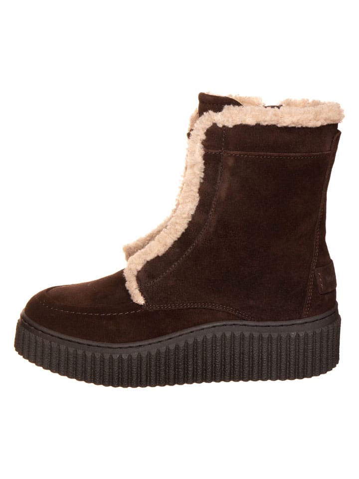 Boots "Bianca" in Dunkelbraun