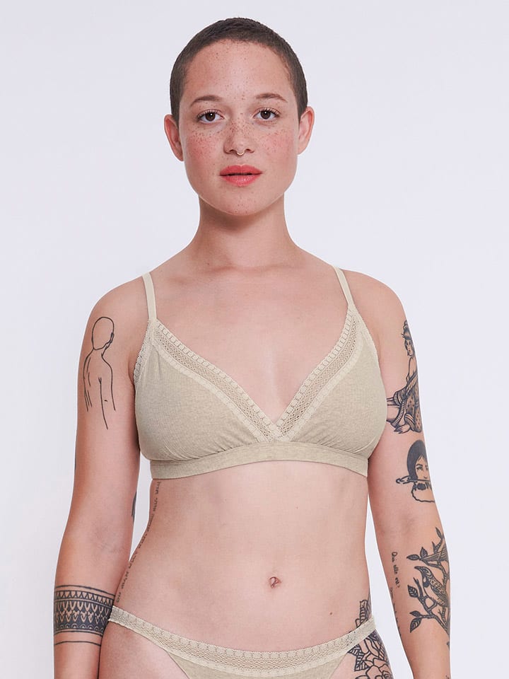 Bügelloser BH in Beige