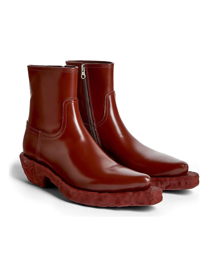 Leren boots rood