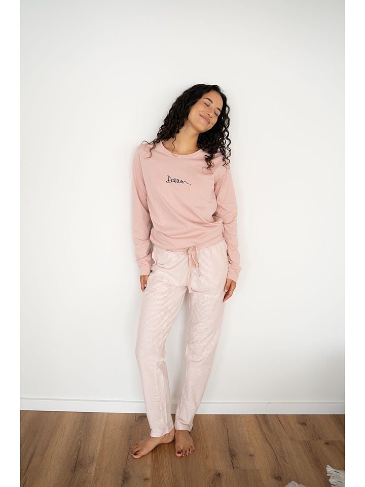 Pyjama-Oberteil in Rosa