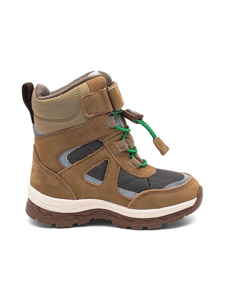 Leder-Winterboots "Bruce" in Hellbraun