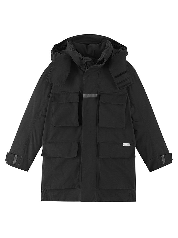 Parka "Luja" w kolorze czarnym