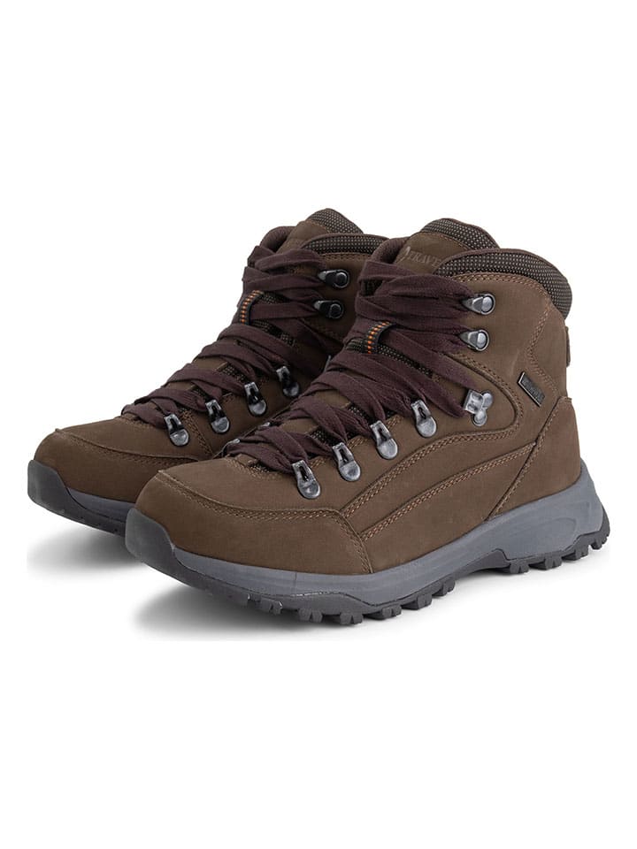 Buty trekkingowe w kolorze brązowym