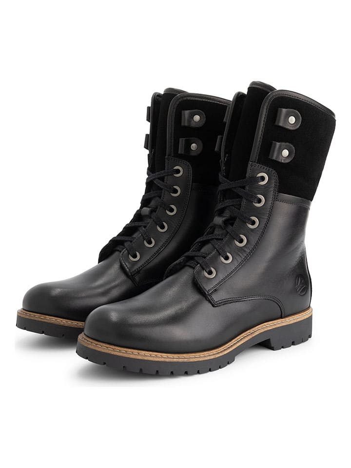 Leren boots zwart