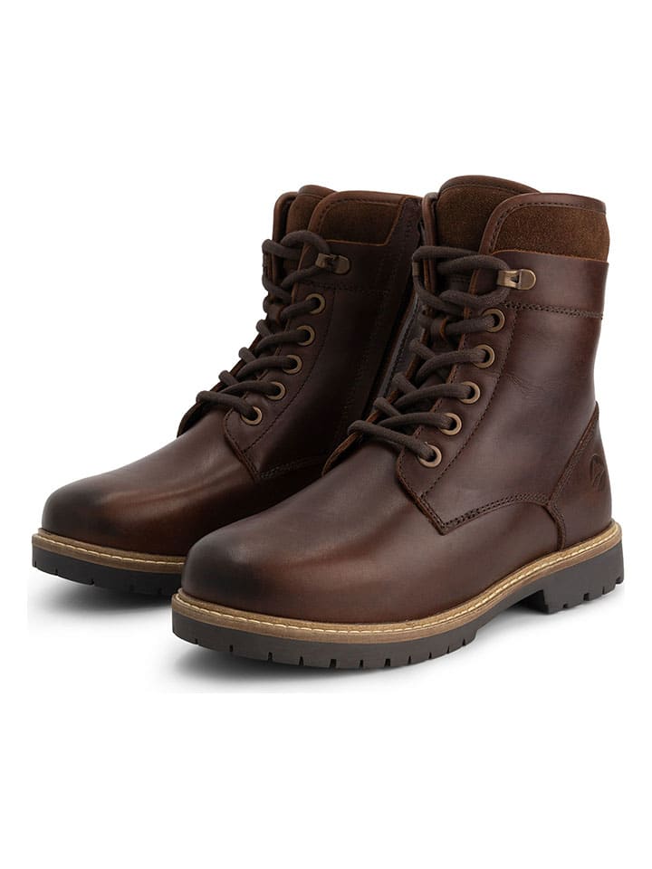 Leder-Boots in Braun