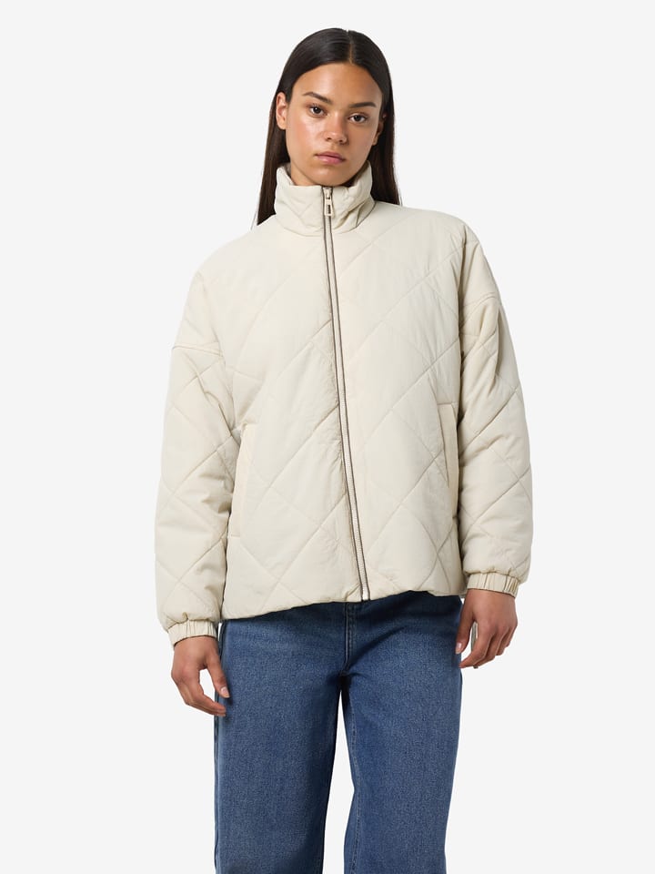 Steppjacke in Creme
