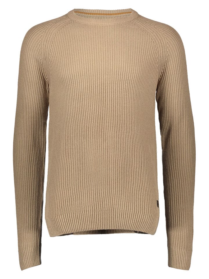 Pullover "Pannel" in Hellbraun